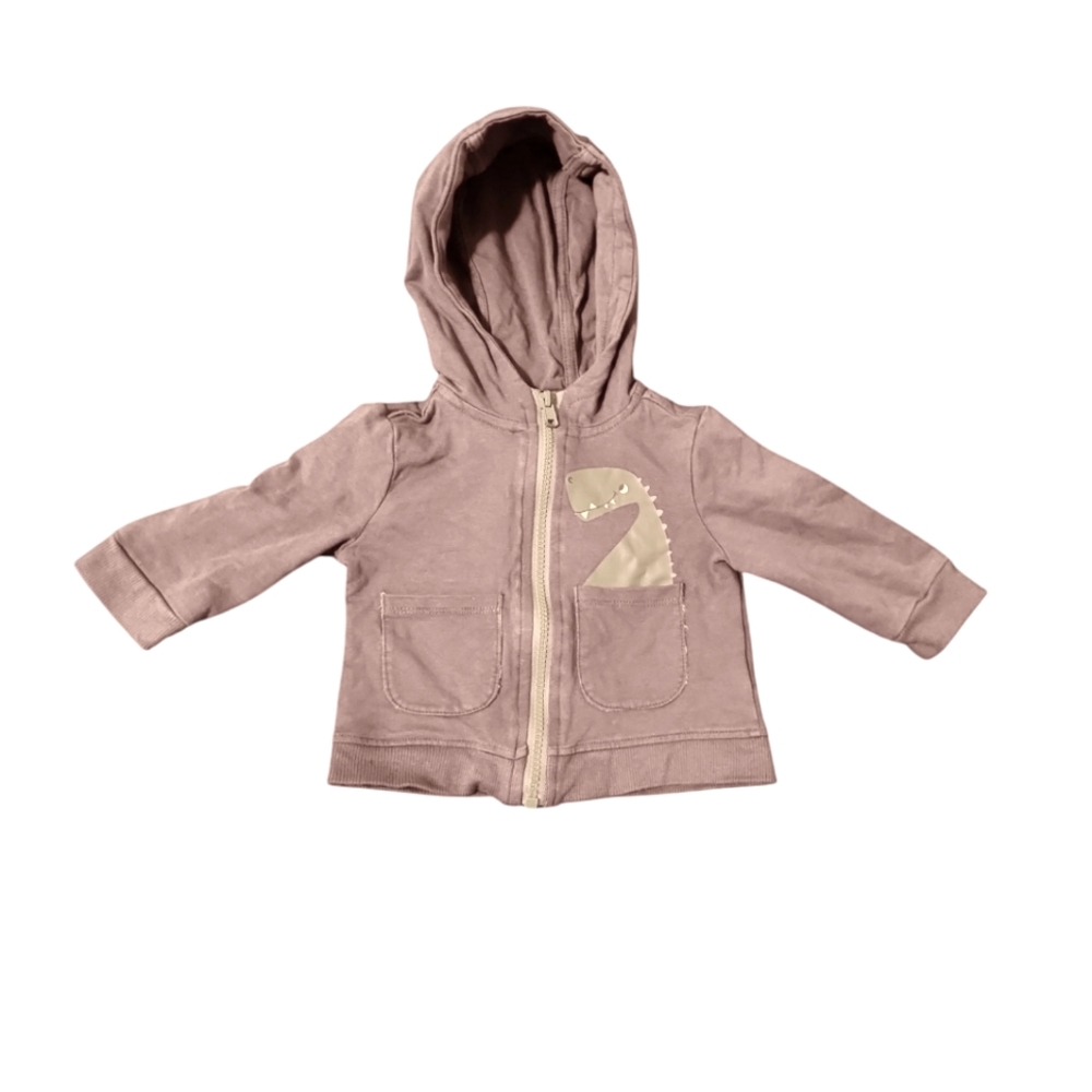 Kids' Brown Dinosaur Hoodie